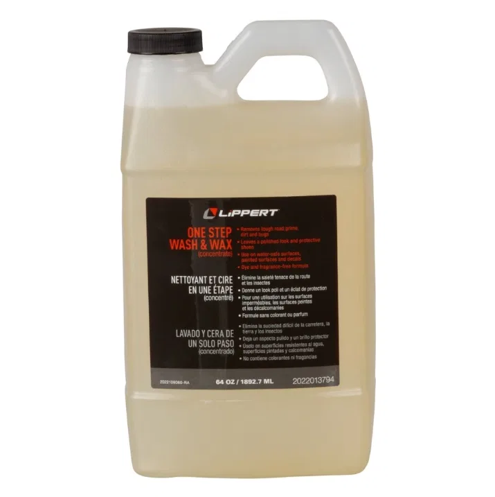 2022013794 – LIPPERT COMP Car Wash, Use on Water-Safe Surfaces/ Painted Surfaces and Decals Wash and Wax Formula Conc...